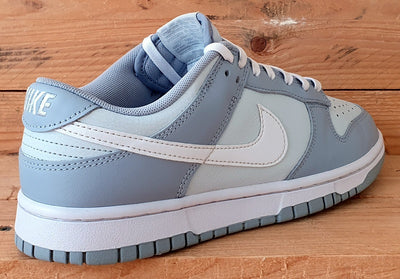 Nike Dunk Low Leather Trainers UK7/US8/EU41 DJ6188-001 Two Tone Grey