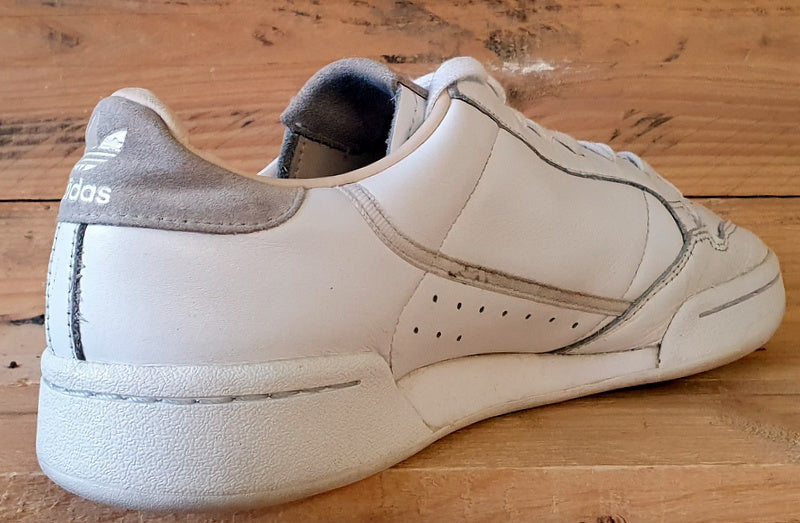 Adidas Original Continental 80 Leather Trainers UK10/US10.5/E44.5 EF2101 White