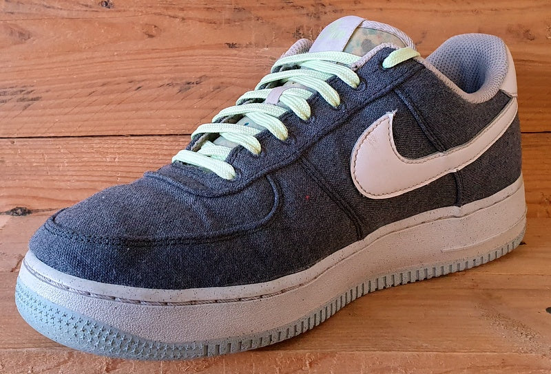 Nike Air Force 1 Low Recycled Canvas Trainers UK9.5/US10.5/E44.5 CN0866-002 Grey