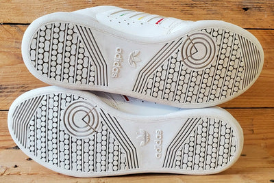 Adidas Continental 80 Low Leather Trainers UK4.5/US5/EU37 GY3127 White/Rainbow