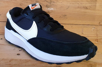 Nike Waffle Debut Low Textile/Suede Trainers UK10/US11/EU45 DH9522-001 Black