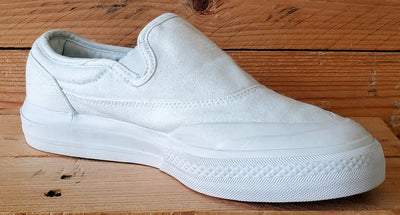 Adidas Nizza Slip Low Canvas Trainers UK5.5/US6/EU38.5 S23725 Triple White