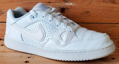 Nike Son Of Force Low Leather Trainers UK7.5/US8.5/EU42 616775-101 Triple White