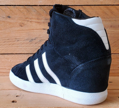 Adidas Basket Profi Up Mid Suede Trainers UK4/US5.5/EU36.5 G95650 Black