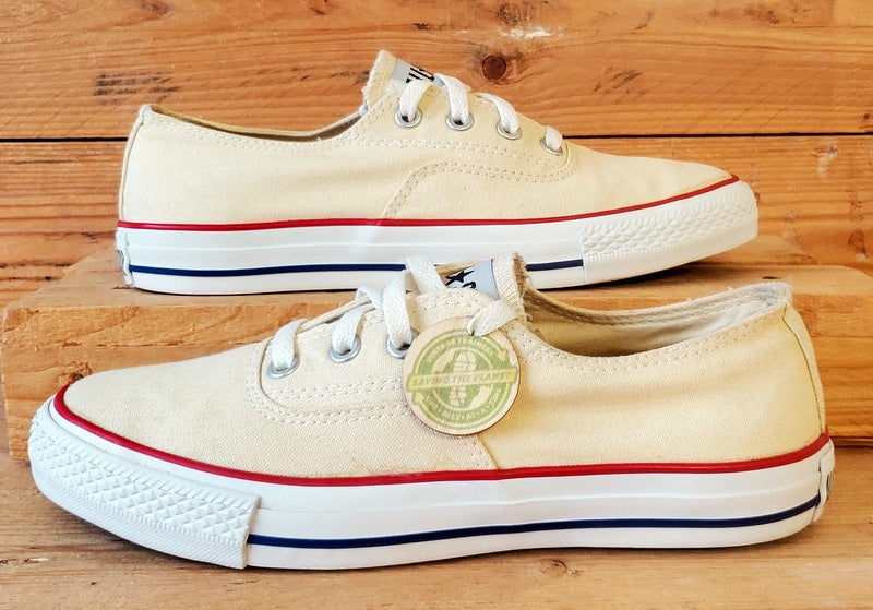 Converse Chuck Taylor All Star Canvas Trainers UK7/US7/EU40 118021 Cream/White