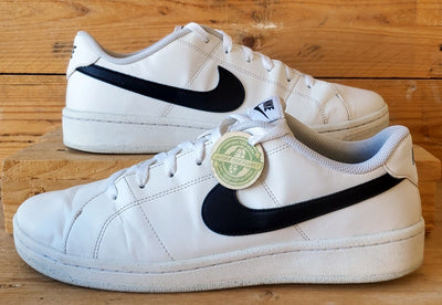 Nike Court Royale Low Leather Trainers UK9/US10/EU44 DH3160-101 White/Black