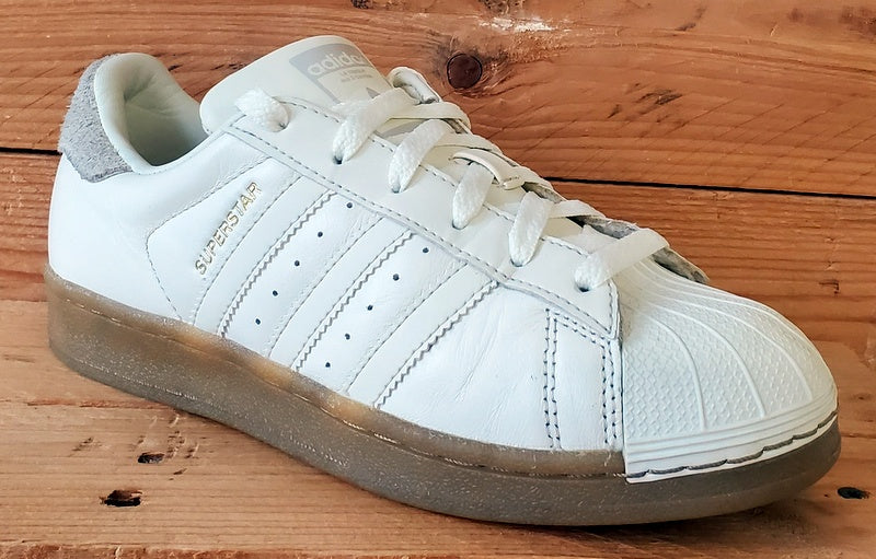 Adidas Originals Superstar Low Leather Trainers UK4.5/US6/EU37 B37147 White/Gum