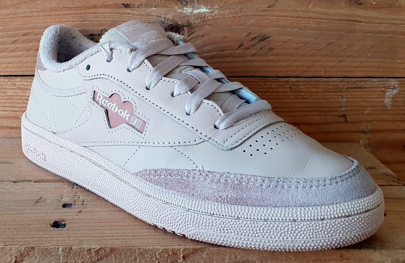 Reebok Club C 85 Low Leather Trainers UK5.5/US8/EU38.5  HQ7100 Soft Ecru