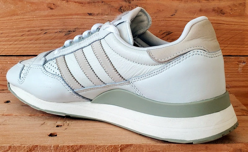 Adidas Originals ZX 500 Low Leather Trainers UK9/US9.5/EU43 GX1601 White