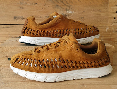 Nike Mayfly Woven Low Suede Trainers UK7/US8/E41 833132-700 Bronze Mustard/White