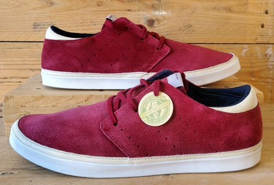Adidas Originals Low Suede Trainers UK10/US10.5/EU44.5 G63969 Red/White