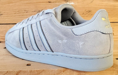 Adidas Superstar Low Suede Trainers UK9/US9.5/EU43 FY2321 Triple Grey