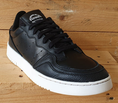 Adidas Supercourt Low Leather Trainers UK9/US9.5/EU43 EE6038 Black/Cloud White