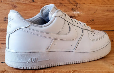 Nike Air Force 1 Low Leather Trainers UK10/US11/EU45 CW2288-111 Triple White
