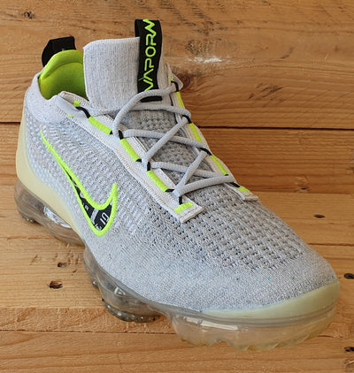 Nike Vapormax Low Flyknit Trainers UK7.5/US8.5/EU42 DH4085-001 Wolf Grey/Volt