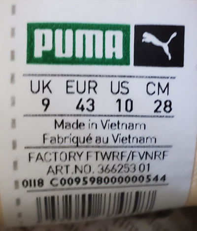 Puma Clyde Big Sean Low Leather Trainers UK9/US10/EU43 366253-01 Triple Tan