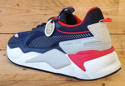 Puma RS-X Low Textile Trainers UK12/US13/EU47 369666-05 Navy/Grey/White