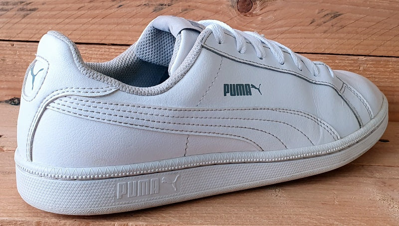 Puma Smash Low Leather Trainers 356722-02 Triple White UK6.5/US7.5/EU40