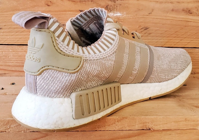 Adidas NMD R1 Low Primeknit Trainers UK9/US9.5/EU43 BY1912 Linen Khaki