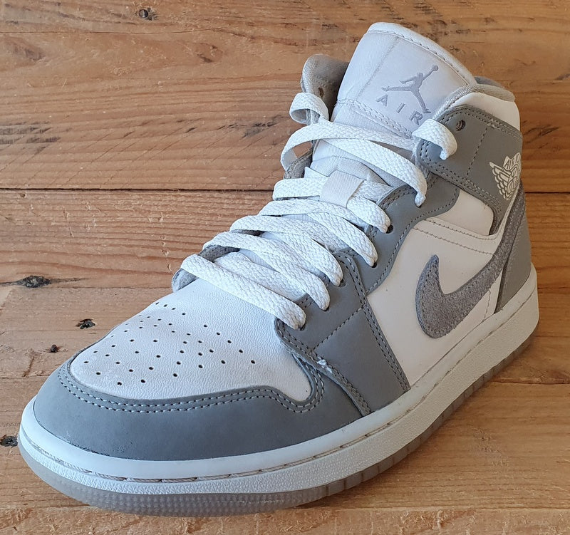 Nike Air Jordan 1 Mid Trainers UK5/US7.5/EU38.5 BQ6472-105 Wolf Grey/Aluminum