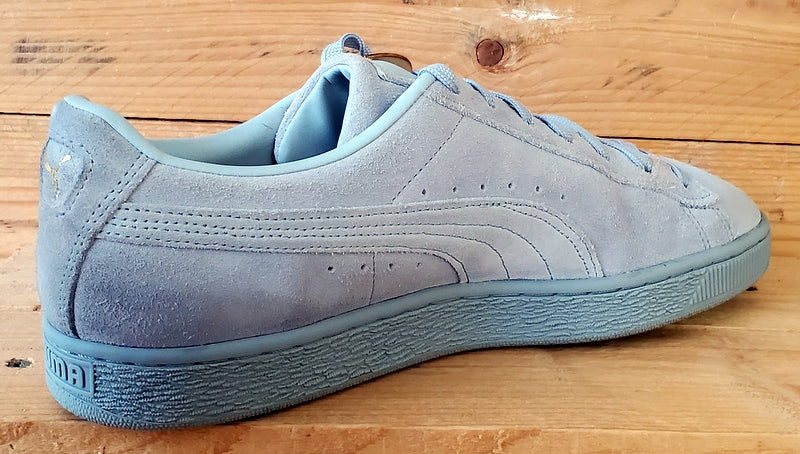 Puma Suede Mono 21 Low Trainers UK9/US10/EU43 381176-03 Triple Blue Fog