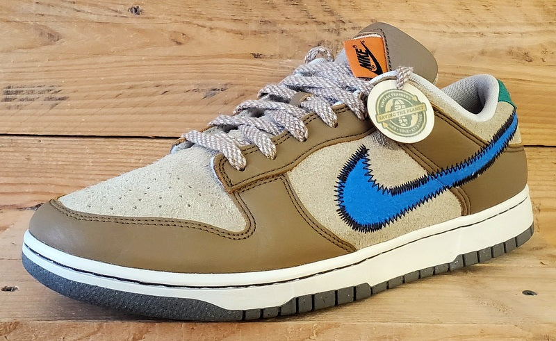 Nike Dunk Size? Low Suede Trainers UK11/US12/EU46 DO6712-200 Dark Driftwood