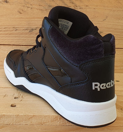 Reebok Royal BB4500 Mid Leather Trainers UK4/US6.5/EU37 FW7156 Black/White