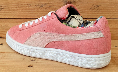 Puma Suede Classic Low Trainers 357626 04 Pink Floral/White UK4/US6.5/EU37