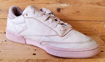 Reebok Club C 85 Low Leather Trainers UK10/US11/EU44.5 BS7854 Shell Pink