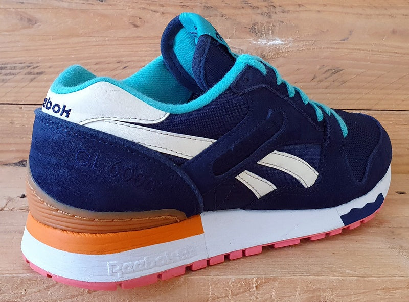 Reebok Classic GL 6000 Low Textile Trainers UK6/US8.5/EU39 M41775 Navy/Pink