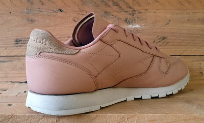 Reebok Classic Rose Low Leather Trainers UK8.5/US11/EU42.5 BD1181 Pink/White