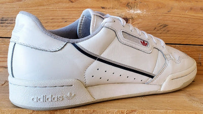 Adidas Continental 80 Low Leather Trainers UK9/US9.5/EU43 EE5342 White/Grey