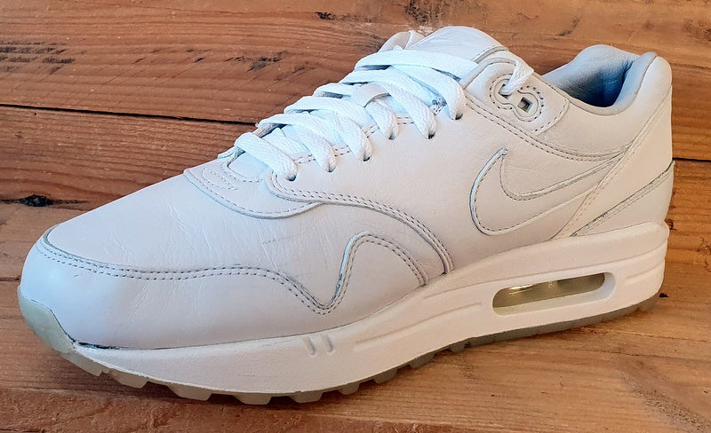 Nike Air Max 1 Low Leather Trainers UK9/US10/EU44 859554-100 Pinnacle Sail