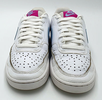 Nike Court Vision Low Leather Trainers CD5434-104 White/Pink UK3.5/US6/US36.5