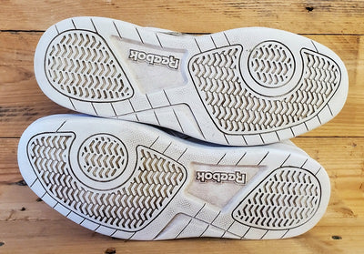 Reebok Royal BB4500 Mid Leather Trainers UK4/US6.5/EU37 G58640 Triple White