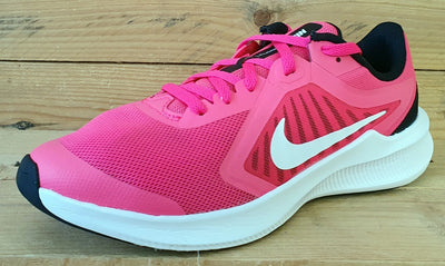 Nike Downshifter 10 Low Textile Trainers UK5/US5.5Y/EU38 CJ2066-601 Hyper Pink