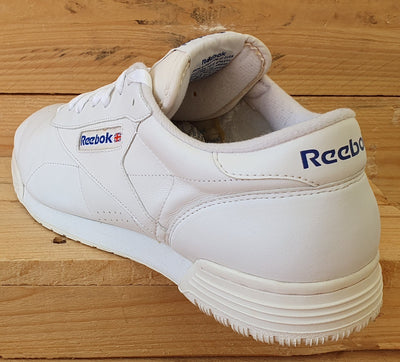 Reebok Classic Low Leather Trainers UK12/US13/EU47 2-3475 Triple White