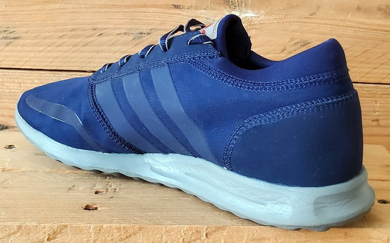 Adidas Los Angeles Low Textile Trainers UK8.5/US9/EU42.5 AQ4555 Navy Blue/Grey