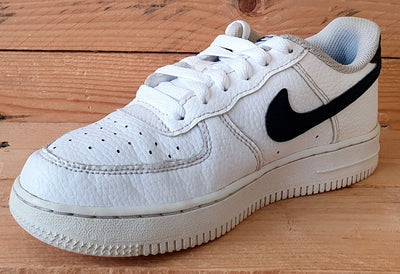 Nike Air Force 1 Low Leather Trainers CZ1685-100 White/Black UK2/US2.5Y/EU34