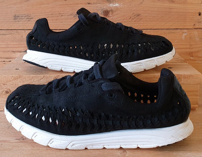 Nike Mayfly Low Woven Suede Trainers UK7/US8/EU41 833132-001 Black/White