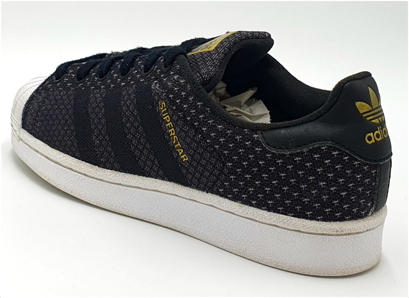 Adidas Superstar Low Primeknit Trainers BA9635 Black/White UK4/US4.5/EU36.5