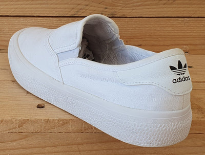 Adidas 3mc Slip-On Low Canvas Trainers UK7.5/US8/EU41 EG2638 Cloud White