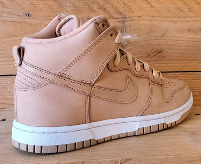 Nike Dunk Premium Mid Suede Trainers UK4/US6.5/EU37.5 DX2044-201 Vachetta Tan