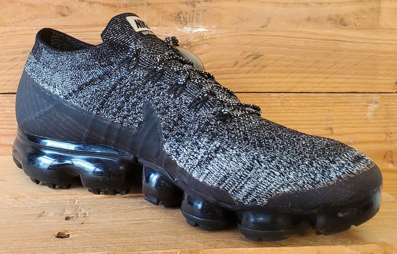 Nike Air Vapormax Low Flyknit Trainers UK8.5/US9.5/EU43 849558-041 Oreo
