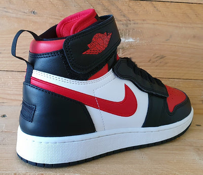 Nike Air Jordan 1 Flyease Mid Trainers UK4.5/US5Y/EU37.5 DC7986-061 Black/Red