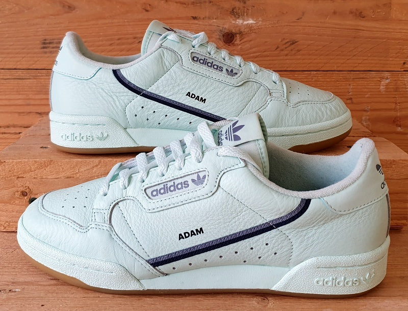 Adidas Continental 80 Low Leather Trainers UK6.5/US7/EU40 BD7641 Ice Mint