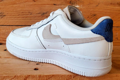 Nike Air Force 1 LX Vandalised Leather Trainers UK4.5/US7/EU38 898889-103 White