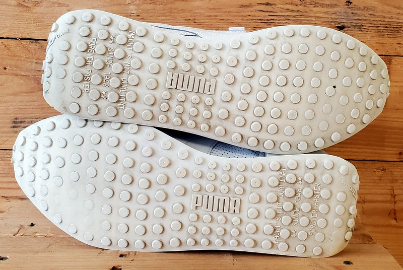 Puma Future Rider Low Leather Trainers UK10.5/US11.5/EU45 383923-01 White