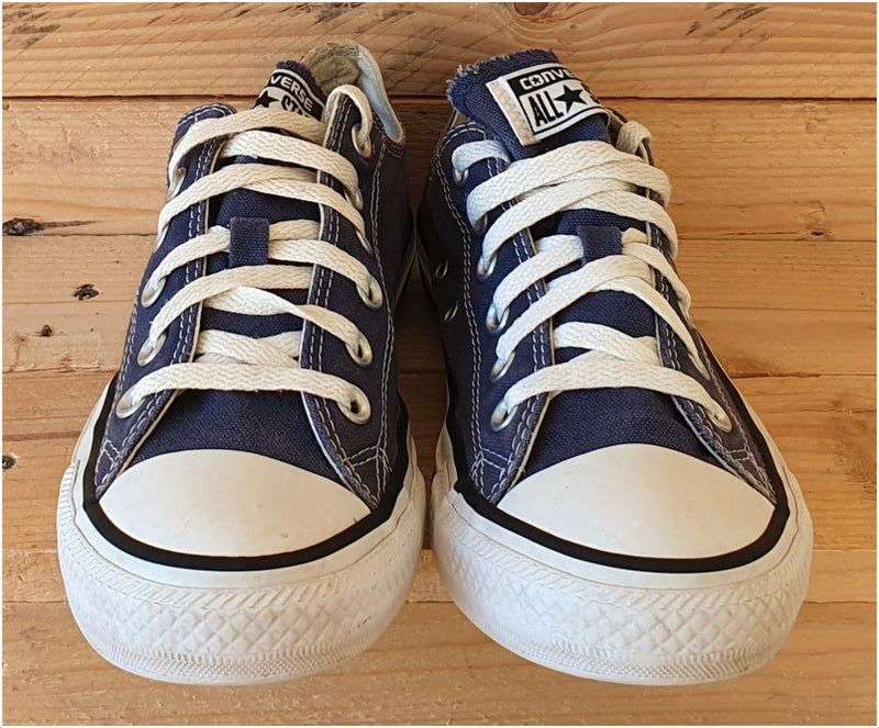 Converse Chuck Taylor All Star Low Canvas Trainers UK6 US8 EU39 M9697 Denim Blue VintageTrainers