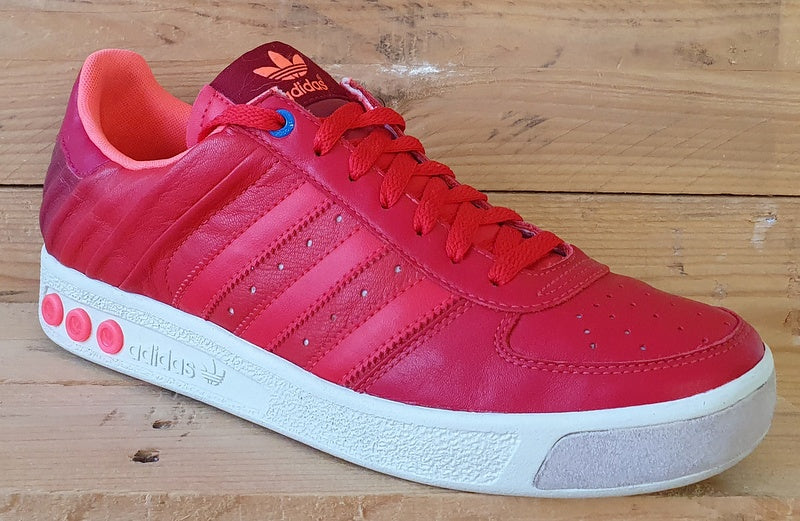 Adidas Originals Consortium Low Leather Trainers UK10/US10.5/E44.5 G03146 Red